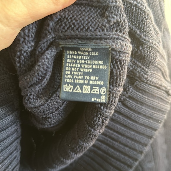 Ralph Lauren Sport Navy Blue Vneck size XL - Picture 7 of 7